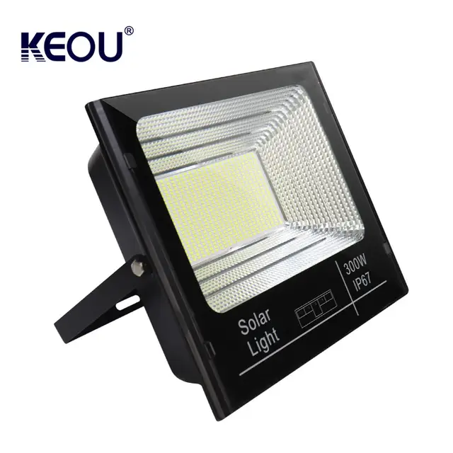 Lampe Solaire LED Étanche avec Télécommande 300 watts
