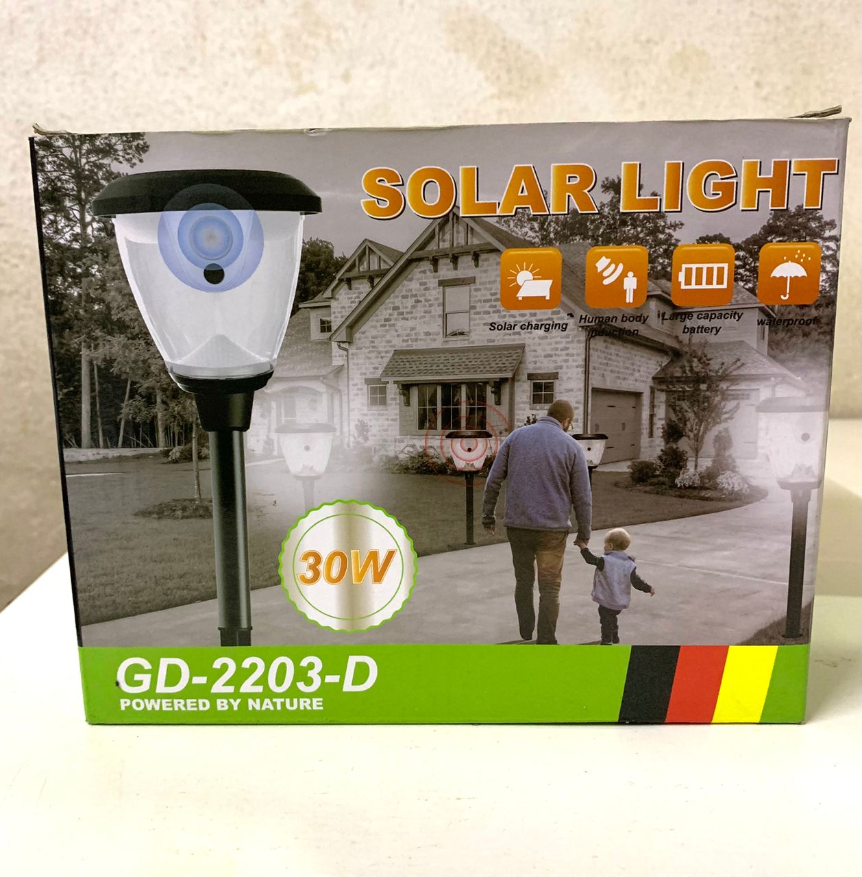 Lampe murale solaire 30 W