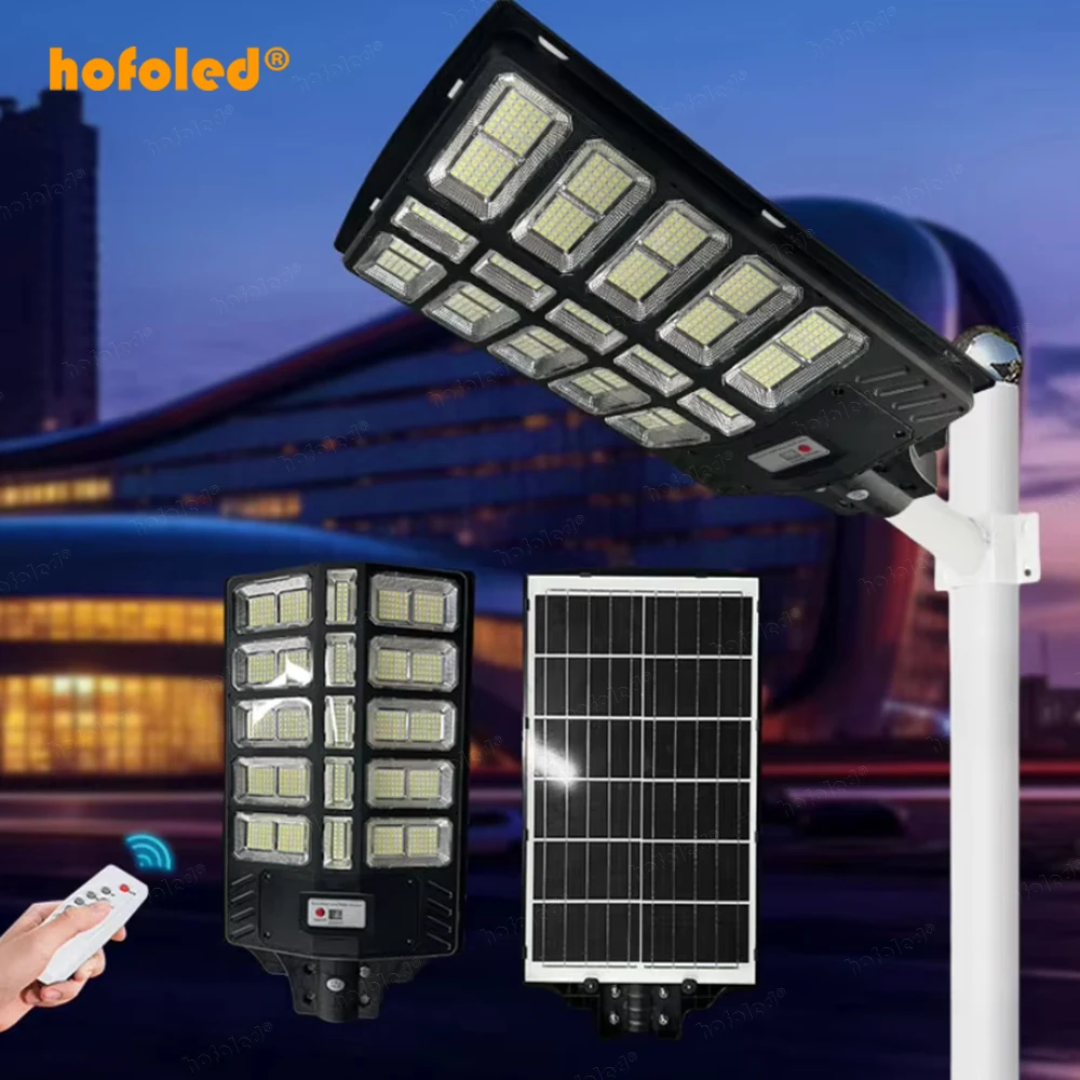 Lampadaire solaire LED JORTAN 1600 Watts