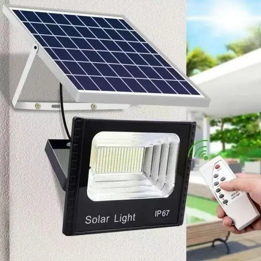 Lampe Solaire LED Étanche avec Télécommande 300 watts