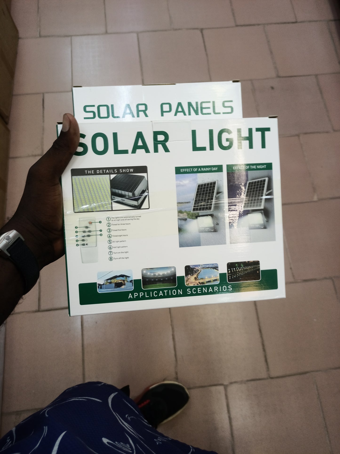 Projecteur solaire innovant 100 watts super puissant
