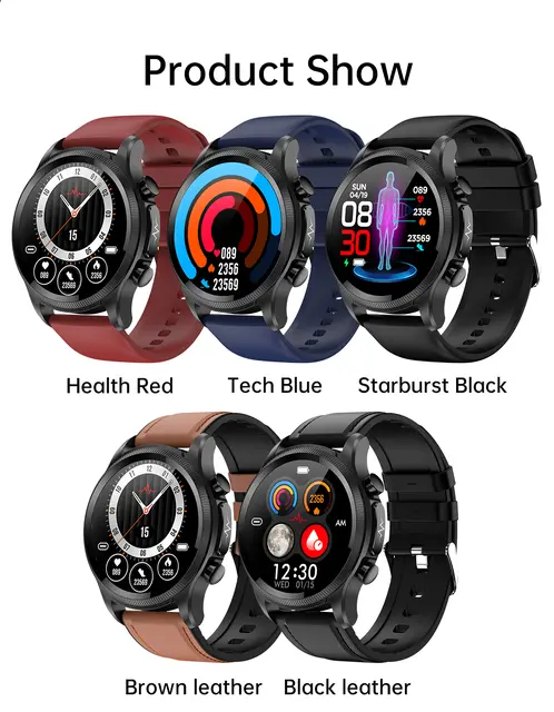 Montre intelligente pour contrôler la pression artérielle, homme et femme